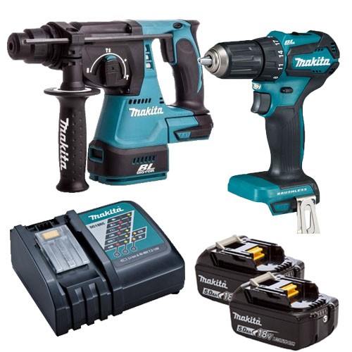 Makita CLX205SX2 Bộ sản phẩm(hp332d+td111d+bl1016*2
