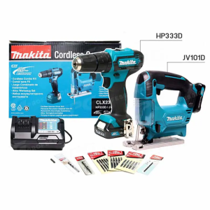Makita CLX230X1 Bộ sản phẩm(hp333d+jv101d+bl1016*2+