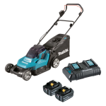 Makita DLM432CT2 Máy cắt cỏ đẩy dùng pin(430mm)(18vx2) (kèm 02 pin 5.0ah + sạc nhanh)