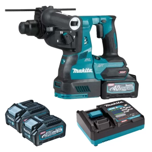 Makita HR001GM202 Máy khoan bê tông 3 chức năng dùng pin( (kèm 02 pin 4.0ah + sạc nhanh)
