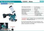 CC301DSYE  Máy Cắt Dùng Pin(12v Max) (kèm 02 Pin 1.5ah + Sạc)