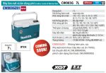 CW003GZ01  Máy Làm Mát Và Ấm Dùng Pin(7l)(40v/18v/ac)  (không Kèm Pin Sạc)