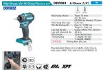 Makita DDF083Z  Máy Khoan Và Vặn Vít Dùng Pin(bl)(18v) (không Kèm Pin Sạc)