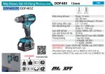 DDF484Z  Máy Khoan Và Vặn Vít Dùng Pin(bl)(18v) (không Kèm Pin Sạc)