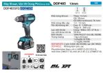 DDF485Z  Máy Khoan Và Vặn Vít Dùng Pin(bl)(18v) (không Kèm Pin Sạc)