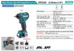 DF032DSAE  Máy Khoan Và Vặn Vít Dùng Pin(bl)(12v ) (kèm 02 Pin 2.0 + Sạc)