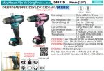 DF333DZ  Máy Khoan Và Vặn Vít Dùng Pin(12v Max) (không Kèm Pin Sạc)