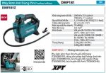 DMP181Z  Máy Bơm Hơi Dùng Pin(18v) (không Kèm Pin Sạc)