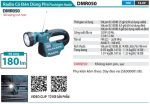 DMR050  Radio Có Đèn Dùng Pin(18v/14.4v) (chưa Kèm Pin Sạc)