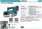 DPB184Z  Máy Cưa Vòng Dùng Pin(51x51mm/bl)(18v) (không Kèm Pin Sạc)