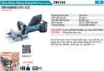 DPJ180RFE  Máy Ghép Mộng Dùng Pin(18v) (kèm 02 Pin 3.0 + Sạc Nhanh)