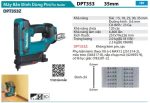 DPT353Z  Máy Bắn Đinh Dùng Pin (18v) (không Kèm Pin Sạc)
