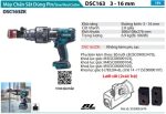 DSC163ZK  Máy Chấn Sắt Dùng Pin(bl)(18v) (không Kèm Pin Sạc)