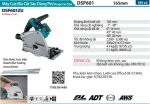 DSP601ZU  Máy Cưa Đĩa Cắt Sâu Dùng Pin(165mm/aws/ (không Kèm Pin Sạc)