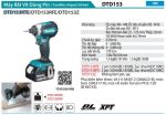 DTD153RTE  Máy Bắt Vít Dùng Pin(bl)(18v) (kèm 02 Pin 5.0 + Sạc Nhanh)