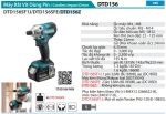 DTD156Z  Máy Bắt Vít Dùng Pin(18v) (không Kèm Pin Sạc)