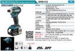 DTD172RTE  Máy Bắt Vít Dùng Pin(bl)(18v) (kèm 02 Pin 5.0 + Sạc Nhanh)