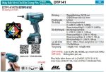 DTP141Z  Máy Bắt Vít 4 Chế Độ Dùng Pin(bl)(18v) (không Kèm Pin Sạc)