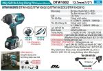 DTW1002RTJ  Máy Siết Bu Lông Dùng Pin(12.7mm/bl) (kèm 02 Pin 5.0 + Sạc Nhanh)