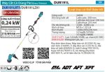 DUR191LRT1  Máy Cắt Cỏ Dùng Pin(Tách Trục/tay (kèm 02 Pin 5.0 + Sạc Nhanh)
