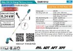 DUR191URT1  Máy Cắt Cỏ Dùng Pin(Tách Trục)(bl)(18v) (kèm 01 Pin 5.0 + Sạc Nhanh)
