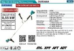 DUR368AZ  Máy Cắt Cỏ Dùng Pin(bl)(18vx2) (không Kèm Pin Sạc)