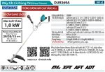 DUR369AZ  Máy Cắt Cỏ Dùng Pin(bl)(18vx2) (không Kèm Pin Sạc)
