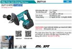 DUT131Z  Máy Trộn Sơn Dùng Pin(bl)(18v) (không Kèm Pin Sạc)