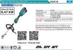 DUX18RGX4  Máy Làm Vườn Đa Năng Dùng Pin(bl)(18v) (không Kèm Pin Sạc)