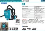 DVC265ZX  Máy Hút Bụi Đeo Vai Dùng Pin(hepa/aws/ (không Kèm Pin Sạc)