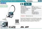 DVC862LZ  Máy Hút Bụi Dùng Pin(18vx2) (không Kèm Pin Sạc)