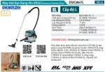 DVC867LZX4  Máy Hút Bụi Dùng Pin(hepa/aws/bl)(18vx2) (không Kèm Pin Sạc)
