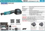 DWR180RF  Máy Siết Bu Lông Xuyên Tâm Dùng Pin(18v) (kèm 01 Pin 3.0 + Sạc)