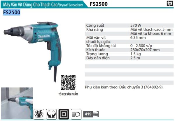 FS2500  Máy Vặn Vít