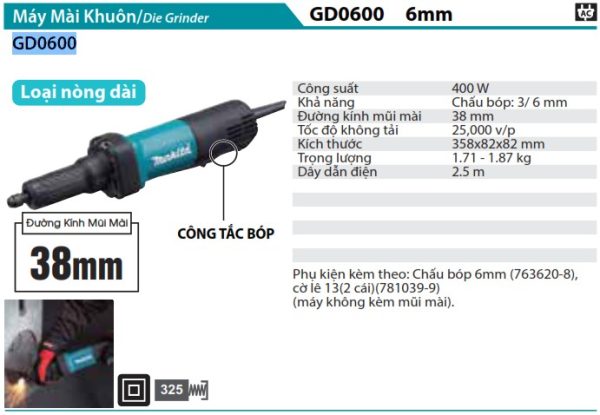 GD0600  Máy Mài Khuôn(6mm)