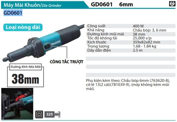 GD0601  Máy Mài Khuôn(6mm)