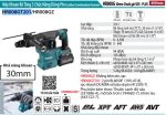 HR008GT201  Máy Khoan Bê Tông 3 Chức Năng Dùng Pin( (kèm 02 Pin 5.0 + Sạc Nhanh)