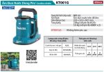 KT001GZ  Ấm Đun Nước Dùng Pin(40v Max) (không Kèm Pin Sạc)