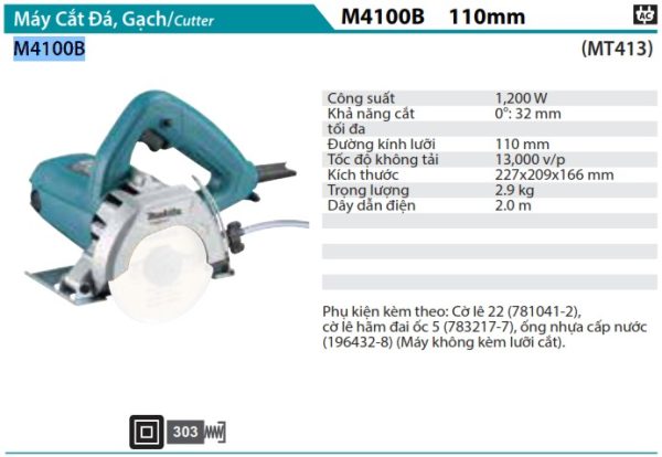 M4100B  Máy Cắt Đá/gạch(110mm)