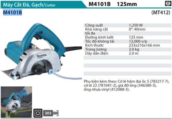 M4101B  Máy Cắt Đá/gạch(125mm)