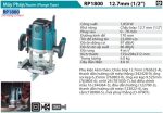 RP1800  Máy Phay(12,7mm/1/2'')