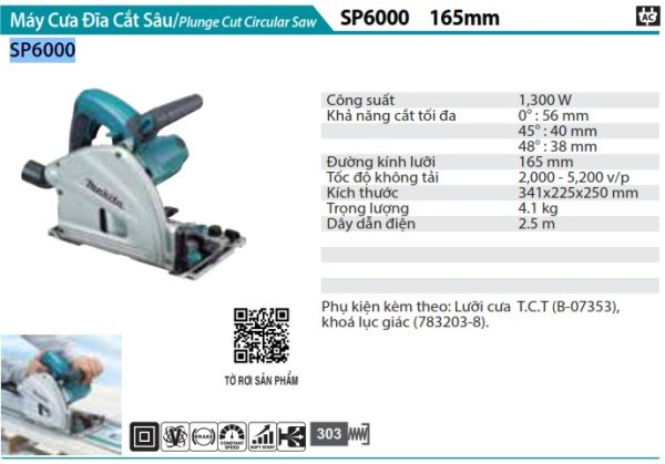 SP6000  Máy Cưa Đĩa
