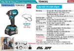 TD003GA201  Máy Bắt Vít Dùng Pin(bl)(40v Max) Kèm 02 Pin 2.5 +  1 Sạc
