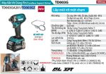 TD003GZ   Máy Bắt Vít Dùng Pin(bl)(40v Max) (không Kèm Pin Sạc)