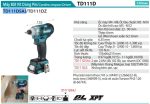 TD111DSAJ  Máy Bắt Vít Dùng Pin(bl)(12v Max) (kèm 02 Pin 2.0 + Sạc)