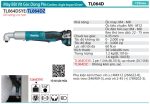 TL064DZ  Máy Bắt Vít Góc Dùng Pin(12v Max) (không Kèm Pin Sạc)