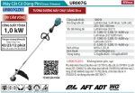 UR007GZ01  Máy Cắt Cỏ Dùng Pin(bl)(40v Max) (không Kèm Pin Sạc)