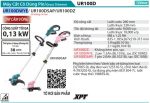 UR100DWYE  Máy Cắt Cỏ Dùng Pin(12v Max) (kèm 02 Pin + 1 Sạc)