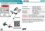 UR100DZ  Máy Cắt Cỏ Dùng Pin(12v Max) (không Kèm Pin Sạc)