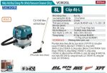 VC002GLZ  Máy Hút Bụi Dùng Pin(khô)(hepa/aws/8l/